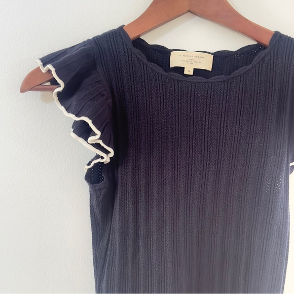 Sezane Nathan Knit Top Sz S - Picture 4 of 8